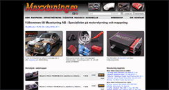 Desktop Screenshot of maxxtuning.se